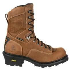 Men's Georgia Comfort Core Logger Composite Toe Waterproof Boots -SafeStep Outfitters 5 650 georgia comfort core logger composite toe waterproof brown