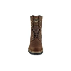 Men's Irish Setter 8" Mesabi Logger Steel Toe Waterproof Boots -SafeStep Outfitters 5 650 irish setter 8 mesabi logger steel toe waterproof brown