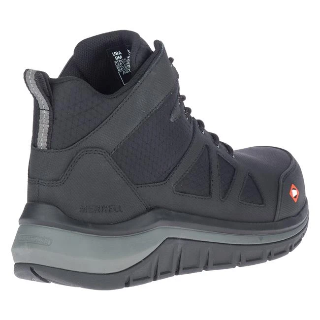 Men's Merrell Work Fullbench Speed Mid Carbon Toe Boots 8 Men's Merrell Work Fullbench Speed Mid Carbon Toe Boots - Image 6