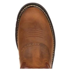 Men's Rocky 11" Branson Saddle Roper Waterproof Boots -SafeStep Outfitters 5 650 rocky 11 branson saddle roper waterproof aztec crazy horse ochre