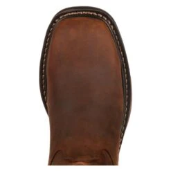Men's Rocky 11" Original Ride Steel Toe Boots -SafeStep Outfitters 5 650 rocky 11 original ride steel toe dark brown