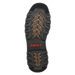 Men's Rocky Rams Horn Work Waterproof Boots -SafeStep Outfitters 5 650 rocky rams horn work waterproof boots dark brown