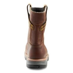 Men's Terra Patton Wellington IMG Aluminum Toe Waterproof Boots -SafeStep Outfitters 5 650 terra patton wellington img aluminum toe waterproof boots brown