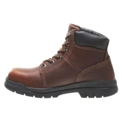 Men's Wolverine 6" Marquette Steel Toe Boots -SafeStep Outfitters 5 650 wolverine 6 marquette steel toe walnut