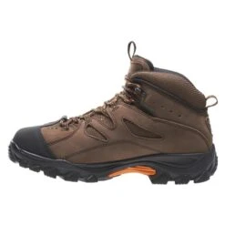 Men's Wolverine Hudson Hiker Steel Toe Boots -SafeStep Outfitters 5 650 wolverine hudson hiker steel toe dark brown black