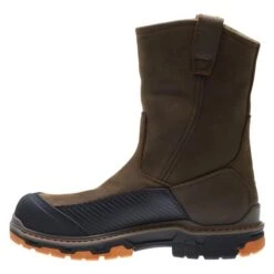 Men's Wolverine Overpass Composite Toe Boots -SafeStep Outfitters 5 650 wolverine overpass composite toe summer brown