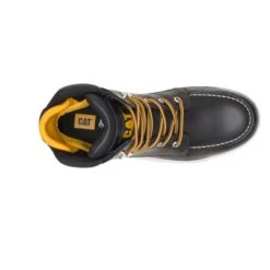 Men's CAT Impact Waterproof Carbon Composite Toe Boots 32 Men's CAT Impact Waterproof Carbon Composite Toe Boots -SafeStep Outfitters 6 650 cat impact waterproof carbon composite toe boots black