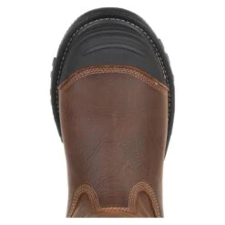 Men's Georgia 10" Rumbler Pull-On Composite Toe Waterproof Boots -SafeStep Outfitters 6 650 georgia 10 rumbler pull on composite toe waterproof brown
