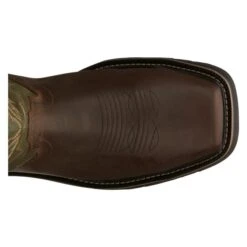 Men's Justin Original Work Boots 11" Keavan Met Guard Steel Toe Waterproof -SafeStep Outfitters 6 650 justin original work boots 11 keavan met guard steel toe waterproof dark brown mossy green