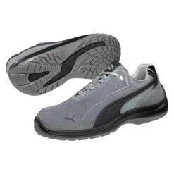 Men's Puma Safety Touring Low Hydro-Suede Fiberglass Toe -SafeStep Outfitters 6 650 puma safety touring low hydro suede fiberglass toe gray black