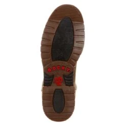 Men's Rocky 10" Original Ride Round Toe Unlined Boots -SafeStep Outfitters 6 650 rocky 10 original ride round toe unlined old weathered tan