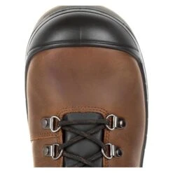 Women's Rocky 5" Worksmart Composite Toe Waterproof Boots -SafeStep Outfitters 6 650 rocky 5 worksmart composite toe waterproof brown2