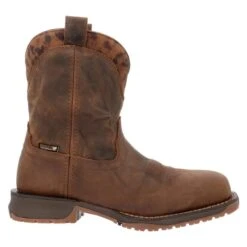 Men's Rocky 8" Rosemary Western Composite Toe Waterproof Boots -SafeStep Outfitters 6 650 rocky 8 rosemary western composite toe waterproof boots brown