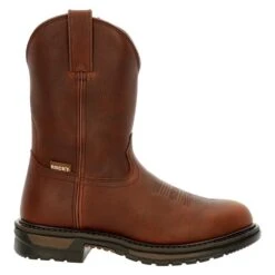 Men's Rocky Original Ride FLX Unlined Western Boots -SafeStep Outfitters 6 650 rocky original ride flx unlined western boots brown