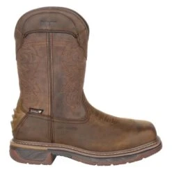 Men's Rocky Square Toe Western Boots -SafeStep Outfitters 6 650 rocky square toe western boots distressed brown