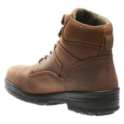 Men's Wolverine 6" Leather Durashocks Work Steel Toe Boots 19 Men's Wolverine 6" Leather Durashocks Work Steel Toe Boots -SafeStep Outfitters 6 650 wolverine 6 leather durashocks work steel toe dark brown