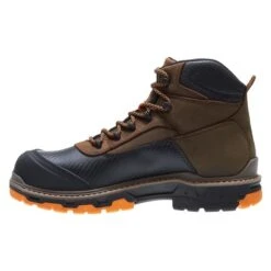Men's Wolverine Overpass Mid Composite Toe Boots -SafeStep Outfitters 6 650 wolverine overpass mid composite toe summer brown
