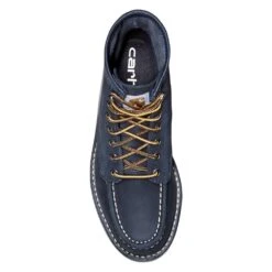 Women's Carhartt 6" Moc Toe Wedge Waterproof Boots -SafeStep Outfitters 7 1001 carhartt 6 moc toe wedge waterproof boots navy2