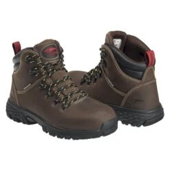 Women's Avenger Flight Mid Alloy Toe Waterproof Boots -SafeStep Outfitters 7 650 avenger flight mid alloy toe waterproof boots brown2