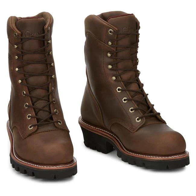 Men's Chippewa Boots 9" SUPER DNA 400G Steel Toe Waterproof 10 Men's Chippewa Boots 9" SUPER DNA 400G Steel Toe Waterproof - Image 8