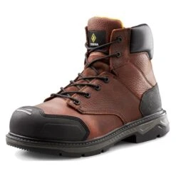 Men's Terra 6" Patton Composite Toe Waterproof Boots -SafeStep Outfitters 7 650 terra 6 patton composite toe waterproof boots brown