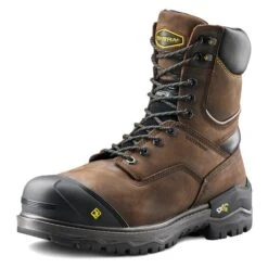 Men's Terra 8" Gantry LXI 400G Composite Toe Waterproof Boots -SafeStep Outfitters 7 650 terra 8 gantry lxi 400g composite toe waterproof boots dark brown