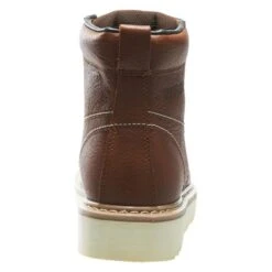 Men's Wolverine 6" Moc-Toe Wedge Heel Boots -SafeStep Outfitters 7 650 wolverine 6 moc toe wedge heel brown