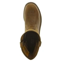 Women's CAT Revolver Steel Toe Boots -SafeStep Outfitters 8 650 cat revolver steel toe dark beige