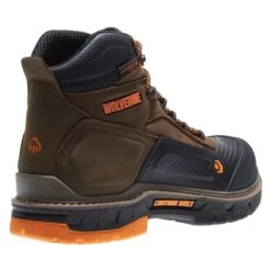 Men's Wolverine Overpass Mid Composite Toe Boots -SafeStep Outfitters 9 650 wolverine overpass mid composite toe summer brown